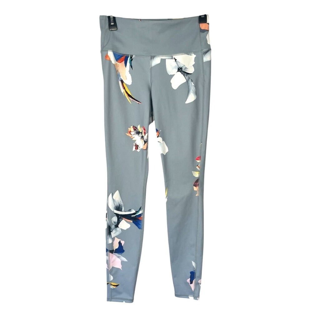 Athleta Women's Floral Print Leggings Workout Gym Pants S 26" Waist